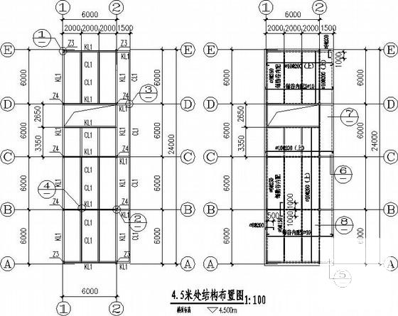 24米跨机械厂厂房结构CAD施工图纸（门式刚架）(柱下独立基础) - 3