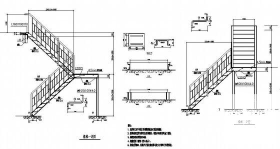 钢结构4S店结构CAD施工图纸（单层局部2层） - 4