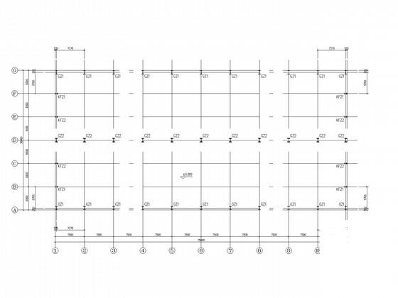 36米跨门式刚架结构CAD施工图纸(建施、带吊车) - 2