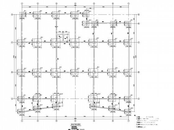 钢框架人民医院、急诊综合楼结构CAD施工图纸（8度抗震）(基础拉梁配筋) - 2