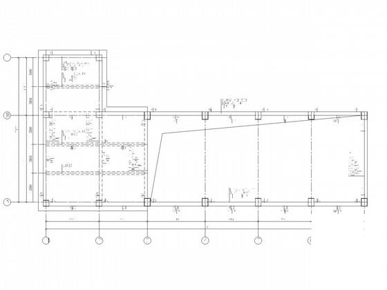 单层矿井空气压缩机房框架结构CAD施工图纸（独立基础） - 3