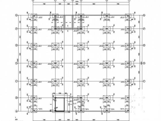 2层门式钢排架厂房结构CAD施工图纸(地基基础设计) - 1