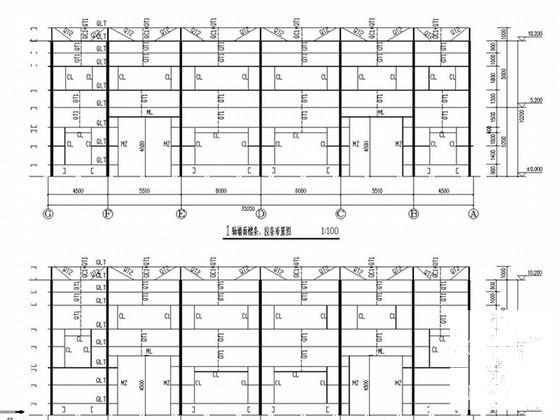 2层门式钢排架厂房结构CAD施工图纸(地基基础设计) - 4