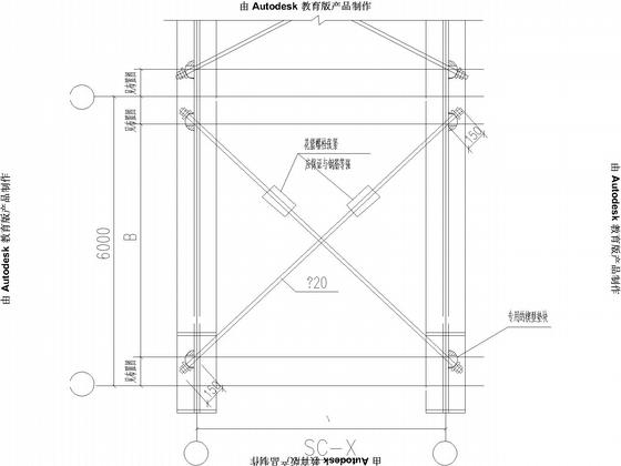 40米跨门式刚架单层厂房结构CAD施工图纸(建施)(平面布置图) - 5