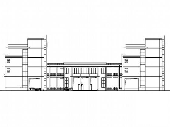 4层电视大学、广播专业学校新区3号4号实训楼建筑施工CAD图纸 - 1