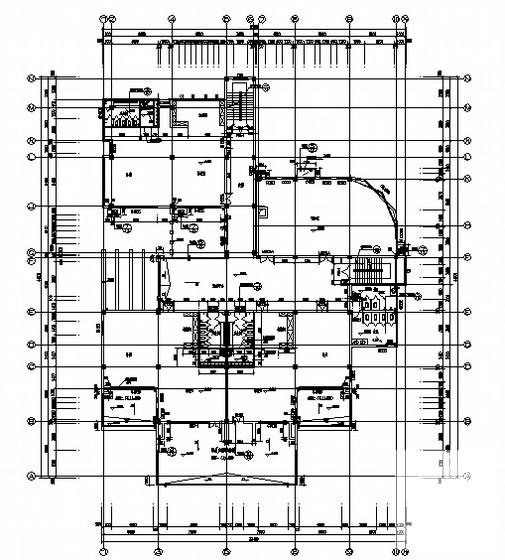 3层现代住宅小区住宅楼群配套幼儿园建筑方案设计CAD图纸(钢筋混凝土) - 2