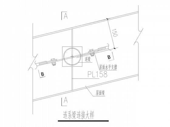24米跨门式刚架厂房带吊车结构CAD施工图纸(平面布置图) - 4