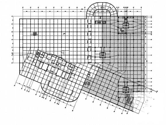地下1层框架结构住宅楼结构CAD施工图纸(人工挖孔桩基础) - 3