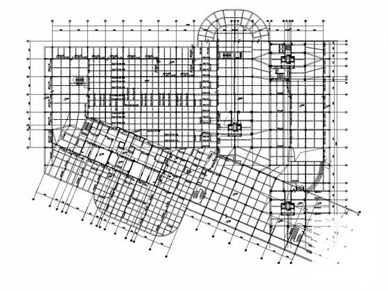 地下1层框架结构住宅楼结构CAD施工图纸(人工挖孔桩基础) - 4