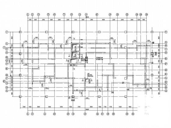 29层剪力墙结构筏形基础住宅楼结构CAD施工图纸 - 1