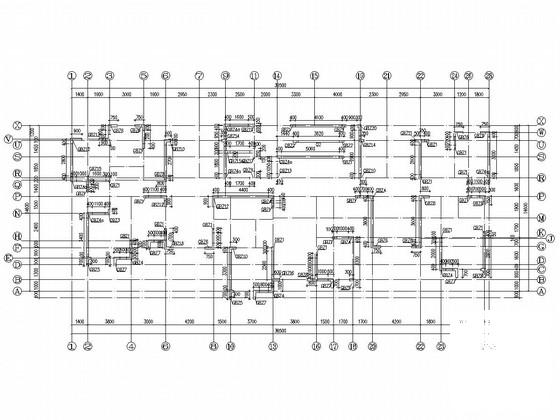 29层剪力墙结构筏形基础住宅楼结构CAD施工图纸 - 4