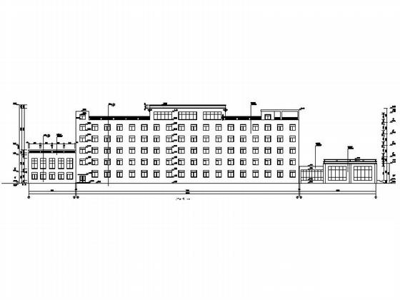 欧式6层办公楼建筑方案设计图纸（效果图纸） - 4