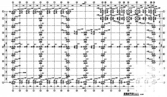 钢结构物流仓库建筑结构CAD施工图纸（29米跨桩基础） - 1