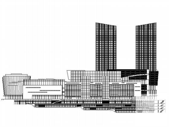大型现代风格商业购物中心建筑设计方案设计CAD图纸 - 1