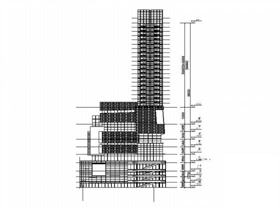 大型现代风格商业购物中心建筑设计方案设计CAD图纸 - 4
