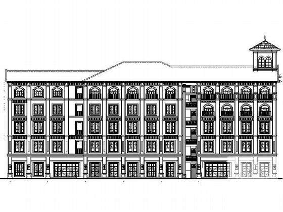 商业广场5层沿街商业楼扩初图纸（10号楼）(建筑面积) - 1