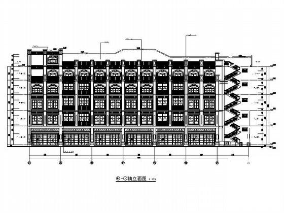 商业广场5层沿街商业楼扩初图纸（10号楼）(建筑面积) - 4