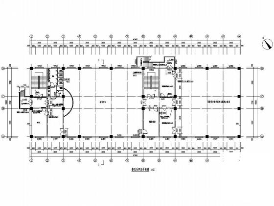 4层框架结构综合楼加建1层门刚结构加层结构CAD施工图纸（建筑图纸） - 5