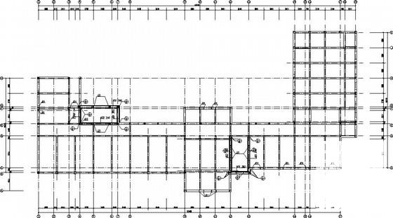 两栋新教学楼抗震加固结构CAD施工图纸（条形基础）(素混凝土) - 1
