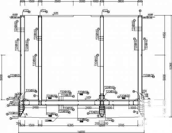 污水处理站结构CAD施工图纸(沉井式) - 2