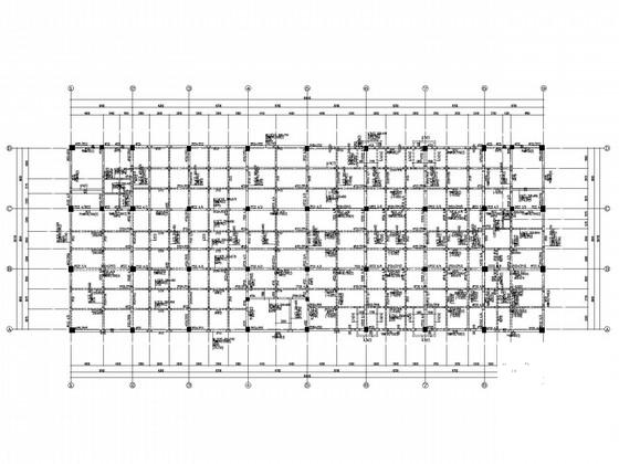 超长底部框架太阳能网架屋顶大型会议中心结构CAD施工图纸(楼梯平面图) - 1