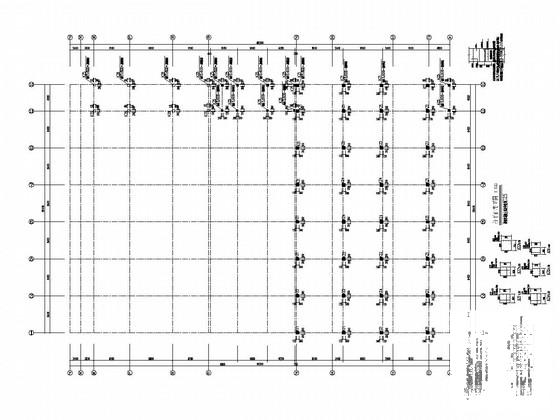 原5层框架结构教学楼改造加建结构CAD施工图纸 - 1