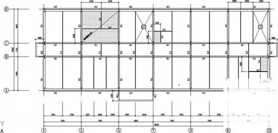 4层钢框架独立基础办公楼结构CAD施工图纸(非上人屋面现浇板)(节点大样图) - 1