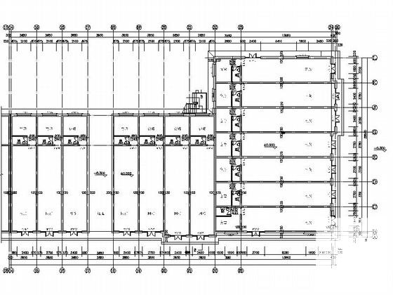 3层仿古立面沿街商铺建筑扩初图纸 - 3