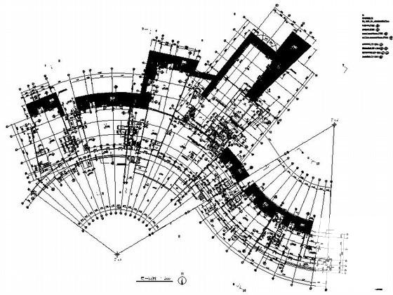 3层滨水商业街建筑CAD施工图纸带效果图纸 - 3