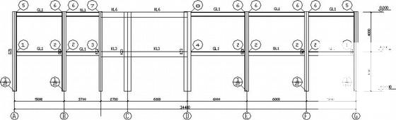 商务大厦屋顶钢结构加层结构CAD施工图纸 - 3