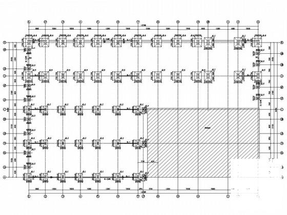 75t(20t)吊车钢结构厂房结构CAD施工图纸（建筑图纸） - 2