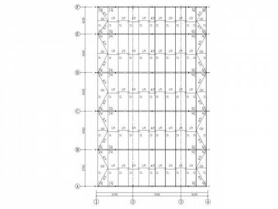 8度区17米跨门式刚架厂房结构CAD施工图纸（独立基础） - 3