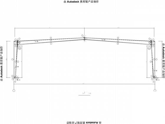 24mx90m门式刚架厂房结构CAD施工图纸(建施)(建筑设计说明) - 5