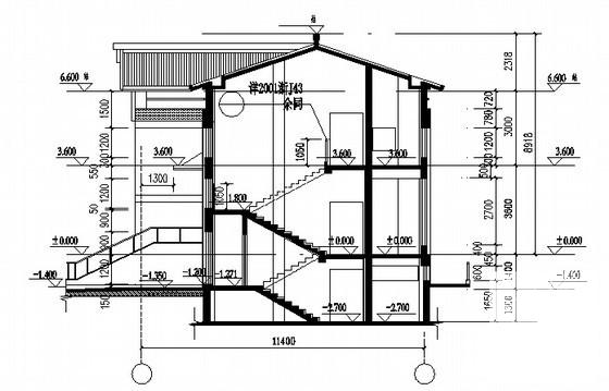 节能型2层商业用楼建筑施工套CAD图纸（9号楼） - 5