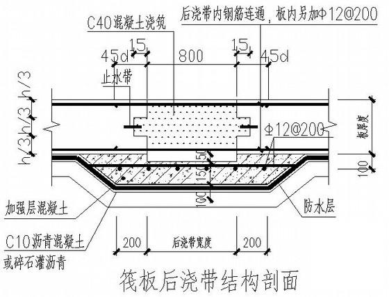 4层钢混组合结构综合楼结构CAD施工图纸(剪力墙配筋) - 3