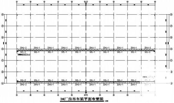 72mX54m和72mX36m两套门式钢架厂房结构CAD施工图纸(带吊车梁)(桩基础设计说明) - 1