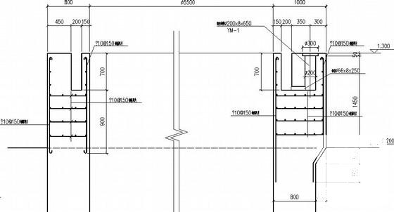 风井锁口盘及安全地道出口结构CAD施工图纸(平面图) - 3