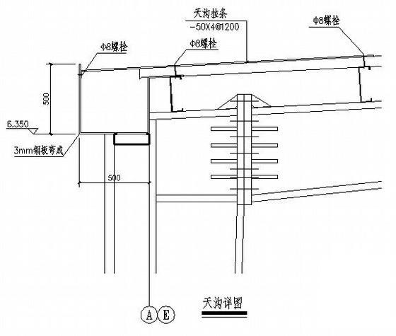 30米跨钢结构单层工业厂房结构CAD施工图纸(建筑) - 4