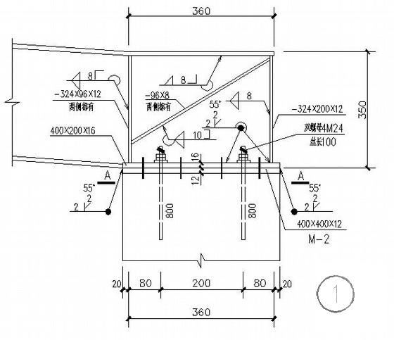 18米跨单层厂房钢结构CAD施工图纸（带吊车梁局部框架）(平面布置图) - 4