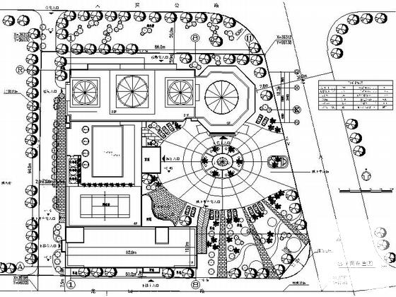 22层五星酒店建筑方案设计图纸(总平面图) - 4