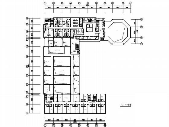22层五星酒店建筑方案设计图纸(总平面图) - 5