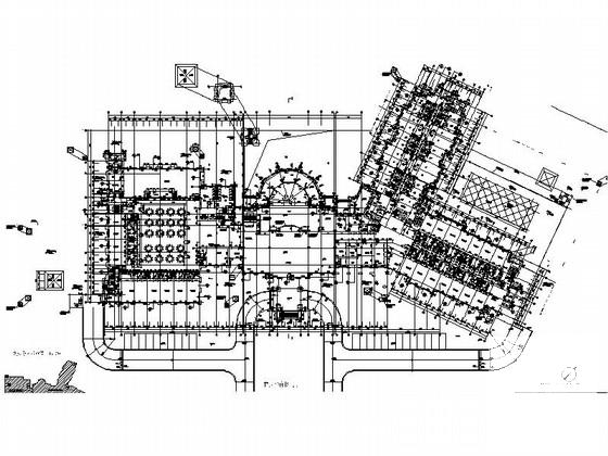 高层欧式风格星级酒店设计方案设计图纸(平面图) - 3