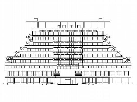 10层阶梯式星级酒店建筑扩初图纸(节点详图) - 1