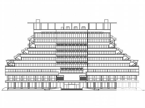 10层阶梯式星级酒店建筑扩初图纸(节点详图) - 1