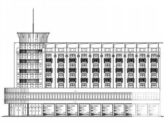 6层宾馆建筑扩初图纸 - 1