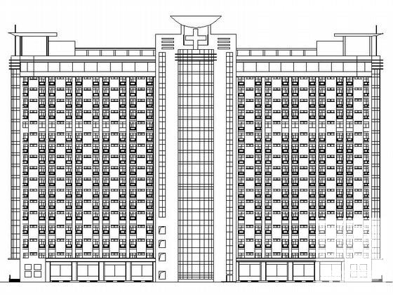 人民医院18层综合楼建筑扩初图纸 - 1