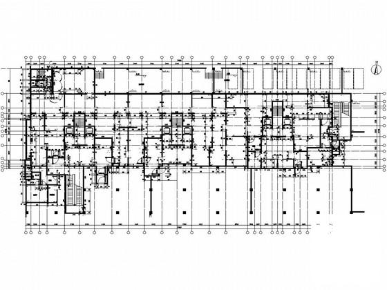 国内剪力墙结构住宅地下室结构CAD施工图纸（8度抗震）(现浇钢筋混凝土) - 2