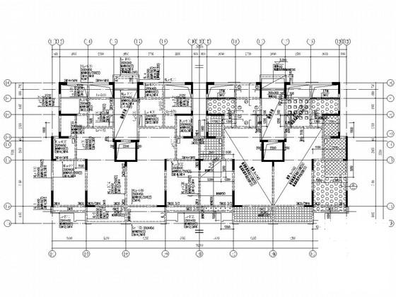 7层部分框支-抗震墙结构住宅楼结构CAD施工图纸(梁平法配筋图) - 2