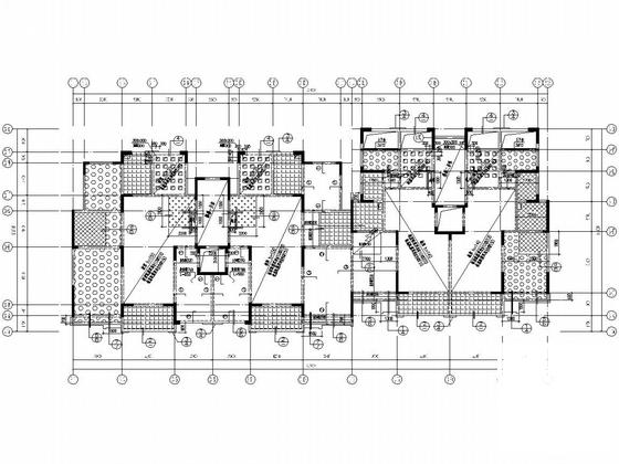 7层部分框支-抗震墙结构住宅楼结构CAD施工图纸(梁平法配筋图) - 4