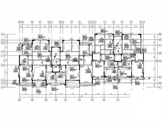 7层部分框支-抗震墙结构住宅楼结构CAD施工图纸(梁平法配筋图) - 5